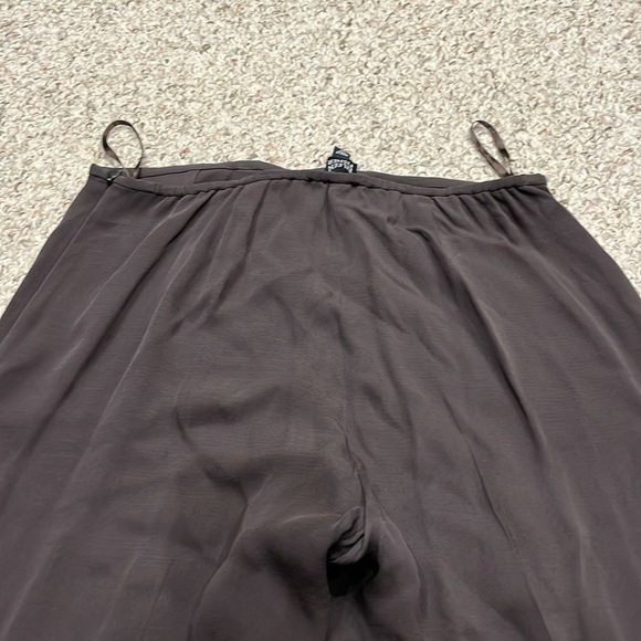 Eileen Fisher 100% Silk Brown Dress Pants Side Zip Size Medium Lagenlook - Picture 9 of 9